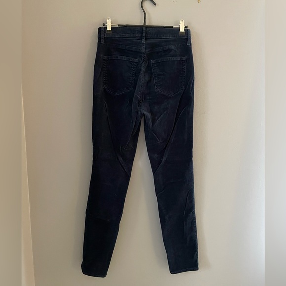 LOFT Velvet Skinny Pants in Ominous Navy - size 25 / 0 - Picture 3 of 6